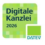label-datev-digitale-kanzlei-2026 Auszeichnung der DATEV als Digitale DATEV Kanzlei 2026.